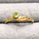 Peridot 925 Sterling Silver Ring (GR-818)