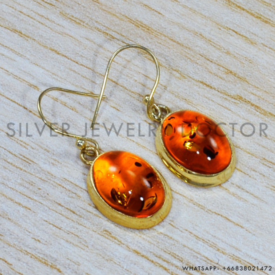 Amber 925 Sterling Silver Jewelry Set (GS-567) Amber 925 Sterling Silver Jewelry Set (GS-567)
