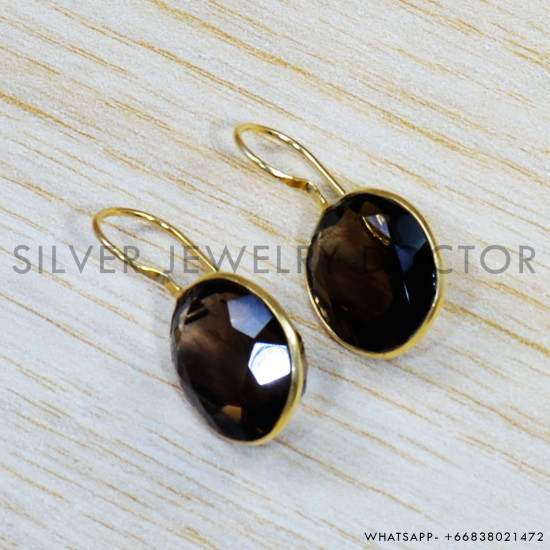 Smoky Quartz 925 Sterling Silver Jewelry Set (GS-570) Smoky Quartz 925 Sterling Silver Jewelry Set (GS-570)