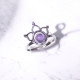 Wholesale Multi-Gemstone 925 Silver Lotus Crown Tiara Rings | MYS BR107 Wholesale Multi-Gemstone 925 Silver Lotus Crown Tiara Rings | MYS BR107