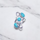Wholesale Multi-Gemstone 3-Stone 925 Silver Infinity Cage Rings | MYS BR111 Wholesale Multi-Gemstone 3-Stone 925 Silver Infinity Cage Rings | MYS BR111