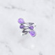 Wholesale Multi-Gemstone 4-Stone 925 Silver Branch Bypass Rings | MYS BR112 Wholesale Multi-Gemstone 4-Stone 925 Silver Branch Bypass Rings | MYS BR112
