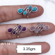 Wholesale Multi-Gemstone 4-Stone 925 Silver Branch Bypass Rings | MYS BR112 Wholesale Multi-Gemstone 4-Stone 925 Silver Branch Bypass Rings | MYS BR112