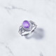 Wholesale Multi-Gemstone 925 Silver Vintage Balinese Rings | MYS BR114 Wholesale Multi-Gemstone 925 Silver Vintage Balinese Rings | MYS BR114