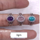 Wholesale Multi-Gemstone 925 Silver Vintage Balinese Rings | MYS BR114 Wholesale Multi-Gemstone 925 Silver Vintage Balinese Rings | MYS BR114