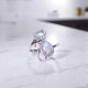 Wholesale Multi-Gemstone 2-Stone 925 Silver Whimsical Cat Rings | MYS BR116 Wholesale Multi-Gemstone 2-Stone 925 Silver Whimsical Cat Rings | MYS BR116