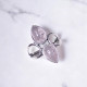 Wholesale Multi-Gemstone 2-Stone 925 Silver Open Shield Rings | MYS BR117 Wholesale Multi-Gemstone 2-Stone 925 Silver Open Shield Rings | MYS BR117