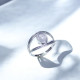 Wholesale 925 Sterling Silver Boho Open Eye Ring | Multi Gemstone Geometric Marquise Jewelry (MYS BR74)