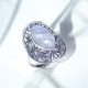 Wholesale 925 Sterling Silver Gemstone Ring | Vintage Oval Filigree Marquise Statement Jewelry (MYS BR76) Wholesale 925 Sterling Silver Gemstone Ring | Vintage Oval Filigree Marquise Statement Jewelry (MYS BR76)