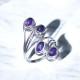 Wholesale 925 Sterling Silver Multi Stone Ring | Minimalist Bypass Oval Gemstone Cluster Jewelry (MYS BR77) Wholesale 925 Sterling Silver Multi Stone Ring | Minimalist Bypass Oval Gemstone Cluster Jewelry (MYS BR77)