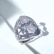 Wholesale 925 Sterling Silver Gemstone Ring | Vintage Ornate Twin Teardrop Filigree Statement Jewelry (MYS BR78) Wholesale 925 Sterling Silver Gemstone Ring | Vintage Ornate Twin Teardrop Filigree Statement Jewelry (MYS BR78)