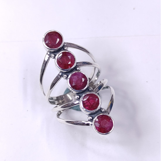 Wholesale Multi-Gemstone 5-Stone 925 Silver Marquise Cage Rings | MYS BR86 Wholesale Multi-Gemstone 5-Stone 925 Silver Marquise Cage Rings | MYS BR86