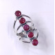 Wholesale Multi-Gemstone 5-Stone 925 Silver Marquise Cage Rings | MYS BR86 Wholesale Multi-Gemstone 5-Stone 925 Silver Marquise Cage Rings | MYS BR86