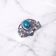 Wholesale Multi-Gemstone 925 Silver Vintage Filigree Rings | MYS BR87 Wholesale Multi-Gemstone 925 Silver Vintage Filigree Rings | MYS BR87