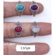 Wholesale Multi-Gemstone 925 Silver Vintage Filigree Rings | MYS BR91 Wholesale Multi-Gemstone 925 Silver Vintage Filigree Rings | MYS BR91