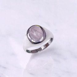 Wholesale Multi-Gemstone 925 Silver Tapered Signet Rings | MYS BR96