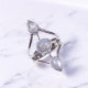Wholesale Multi-Gemstone 3-Stone 925 Silver Open Cage Rings | MYS BR98 Wholesale Multi-Gemstone 3-Stone 925 Silver Open Cage Rings | MYS BR98