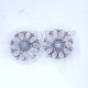 Wholesale 925 Sterling Silver Flower Stud Earrings | Wire Filigree Openwork Multi Gemstone Jewelry (MYS E105) Wholesale 925 Sterling Silver Flower Stud Earrings | Wire Filigree Openwork Multi Gemstone Jewelry (MYS E105)
