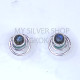 Wholesale 925 Sterling Silver Circle Stud Earrings | Geometric Triple Orbit Multi Gemstone Jewelry (MYS E107) Wholesale 925 Sterling Silver Circle Stud Earrings | Geometric Triple Orbit Multi Gemstone Jewelry (MYS E107)