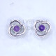Wholesale 925 Sterling Silver Celtic Stud Earrings | Triquetra Trinity Knot Multi Gemstone Jewelry (MYS E109) Wholesale 925 Sterling Silver Celtic Stud Earrings | Triquetra Trinity Knot Multi Gemstone Jewelry (MYS E109)