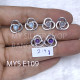 Wholesale 925 Sterling Silver Celtic Stud Earrings | Triquetra Trinity Knot Multi Gemstone Jewelry (MYS E109) Wholesale 925 Sterling Silver Celtic Stud Earrings | Triquetra Trinity Knot Multi Gemstone Jewelry (MYS E109)