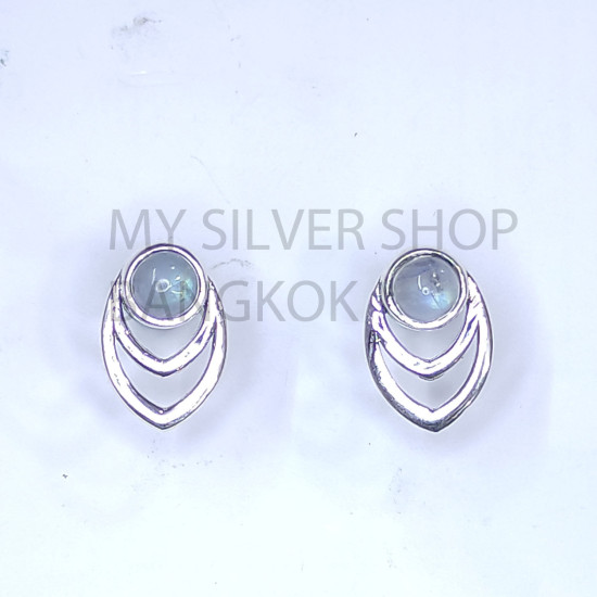 Wholesale Multi-Gemstone Chevron 925 Sterling Silver Studs Set | MYS E111 Wholesale Multi-Gemstone Chevron 925 Sterling Silver Studs Set | MYS E111