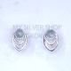 Wholesale Multi-Gemstone Chevron 925 Sterling Silver Studs Set | MYS E111 Wholesale Multi-Gemstone Chevron 925 Sterling Silver Studs Set | MYS E111