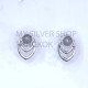 Wholesale Multi-Gemstone Chevron 925 Sterling Silver Studs Set | MYS E111 Wholesale Multi-Gemstone Chevron 925 Sterling Silver Studs Set | MYS E111