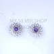 Wholesale Multi-Gemstone Sunflower 925 Sterling Silver Studs Set | MYS E112 Wholesale Multi-Gemstone Sunflower 925 Sterling Silver Studs Set | MYS E112