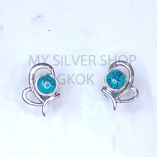 Wholesale Multi-Gemstone Butterfly 925 Sterling Silver Studs Set | MYS E113
