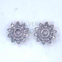Wholesale Multi-Gemstone Sunflower 925 Sterling Silver Studs Set | MYS E117 Wholesale Multi-Gemstone Sunflower 925 Sterling Silver Studs Set | MYS E117