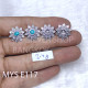 Wholesale Multi-Gemstone Sunflower 925 Sterling Silver Studs Set | MYS E117 Wholesale Multi-Gemstone Sunflower 925 Sterling Silver Studs Set | MYS E117