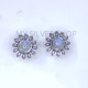 Natural Multi Gemstone Silver Stud Handmade Design 925 Sterling Silver Stud Earrings MYS E118 Natural Multi Gemstone Silver Stud Handmade Design 925 Sterling Silver Stud Earrings MYS E118