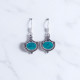 Wholesale Multi-Gemstone 925 Silver Crescent Fan Dangle Earrings | MYS E79 Wholesale Multi-Gemstone 925 Silver Crescent Fan Dangle Earrings | MYS E79