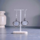 Wholesale Multi-Gemstone 925 Silver Crescent Fan Dangle Earrings | MYS E79 Wholesale Multi-Gemstone 925 Silver Crescent Fan Dangle Earrings | MYS E79