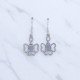 925 Sterling Silver Gemstone Drop Earrings | Openwork Four-Petal Floral Flower Clover Natural Amethyst & Rainbow Moonstone Dangle Earrings (MYS E87) 925 Sterling Silver Gemstone Drop Earrings | Openwork Four-Petal Floral Flower Clover Natural Amethyst & Rainbow Moonstone Dangle Earrings (MYS E87)