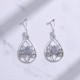 Wholesale 925 Sterling Silver Gemstone Drop Earrings | Sacred Openwork Lotus Flower Teardrop Frame Natural Rainbow Moonstone & Amethyst Dangle Earrings (MYS E98) Wholesale 925 Sterling Silver Gemstone Drop Earrings | Sacred Openwork Lotus Flower Teardrop Frame Natural Rainbow Moonstone & Amethyst Dangle Earrings (MYS E98)