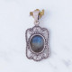 Wholesale Multi-Gemstone 925 Silver Vintage Filigree Frame Pendants | MYS P111