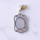 Wholesale Multi-Gemstone 925 Silver Vintage Filigree Frame Pendants | MYS P111