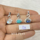 Wholesale Multi-Gemstone 925 Silver Graceful Swan Pendants | MYS P115