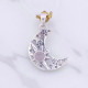 Wholesale Multi-Gemstone 925 Silver Crescent Moon Starburst Pendants | MYS P116 Wholesale Multi-Gemstone 925 Silver Crescent Moon Starburst Pendants | MYS P116