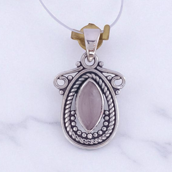 Wholesale Multi-Gemstone 925 Silver Balinese Marquise Frame Pendants | MYS P117 Wholesale Multi-Gemstone 925 Silver Balinese Marquise Frame Pendants | MYS P117