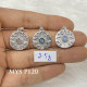 Wholesale Multi-Gemstone 925 Silver Nautical Compass Rose Pendants | MYS P120