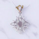 Wholesale Multi-Gemstone 925 Silver Crescent Moon Starburst Pendants | MYS P121 Wholesale Multi-Gemstone 925 Silver Crescent Moon Starburst Pendants | MYS P121