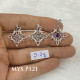 Wholesale Multi-Gemstone 925 Silver Crescent Moon Starburst Pendants | MYS P121 Wholesale Multi-Gemstone 925 Silver Crescent Moon Starburst Pendants | MYS P121