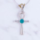 Wholesale Multi-Gemstone 925 Silver Egyptian Ankh Cross Pendants | MYS P123 Wholesale Multi-Gemstone 925 Silver Egyptian Ankh Cross Pendants | MYS P123