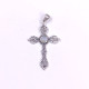 Wholesale 925 Sterling Silver Gothic Baroque Cross Pendant | Multi Gemstone Vintage Religious Jewelry (MYS P144) Wholesale 925 Sterling Silver Gothic Baroque Cross Pendant | Multi Gemstone Vintage Religious Jewelry (MYS P144)