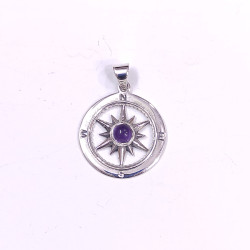 Wholesale 925 Sterling Silver Mariner's Compass Pendant | Multi Gemstone Minimalist Nautical Jewelry (MYS P145) Wholesale 925 Sterling Silver Mariner's Compass Pendant | Multi Gemstone Minimalist Nautical Jewelry (MYS P145)