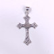 Wholesale 925 Sterling Silver Hammered Texture Cross Pendant | Multi Gemstone Vintage Religious Jewelry (MYS P147) Wholesale 925 Sterling Silver Hammered Texture Cross Pendant | Multi Gemstone Vintage Religious Jewelry (MYS P147)