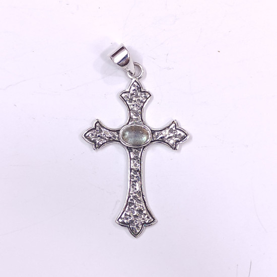 Wholesale 925 Sterling Silver Hammered Texture Cross Pendant | Multi Gemstone Vintage Religious Jewelry (MYS P147) Wholesale 925 Sterling Silver Hammered Texture Cross Pendant | Multi Gemstone Vintage Religious Jewelry (MYS P147)